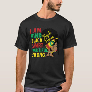 Black Psych Nurse African American Psychiatric Nur T-Shirt
