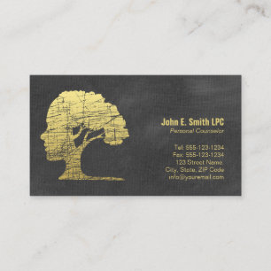 Black Psychologist Personal Counsellor Appointment Card