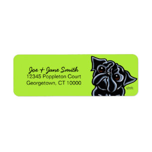 Black Pug Face Lime