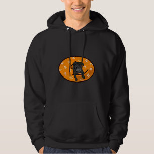 Black Pug in Orange Inner Tube Classic T-Shirt 817 Hoodie