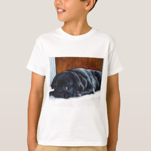 Black Pug Puppy T-Shirt