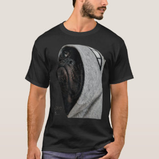 Black Pug Shirt Women Men Pug Mom Dad Life Tee Lov