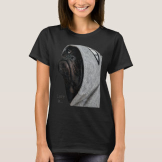 Black Pug Shirt Women Men Pug Mom Dad Life Tee Lov