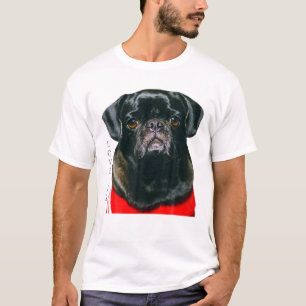 Black Pug Women Men Pug Mom Dad Life Tee Love Dog