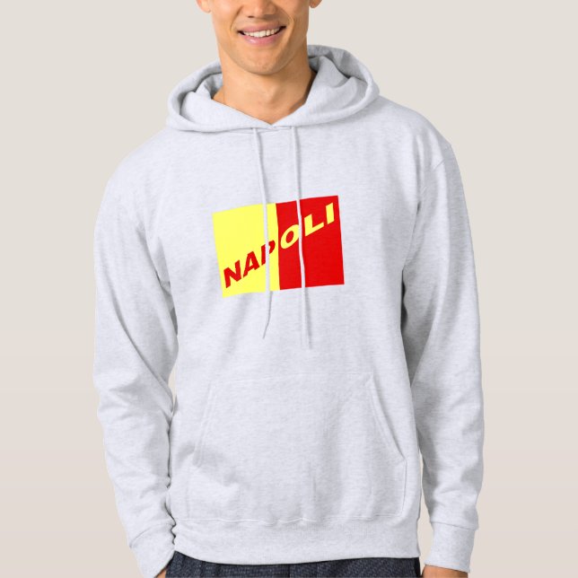 Black Pullover with hood   NAPOLI ITALIA (Front)