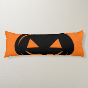 Black pumpkin body pillow