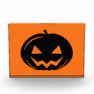 Black pumpkin photo block