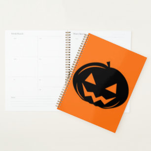 Black pumpkin planner