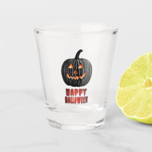 Black Pumpkin Shot Glass