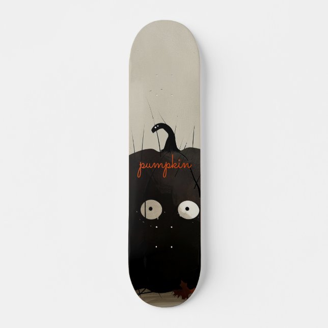 Black Pumpkin Skateboard (Front)
