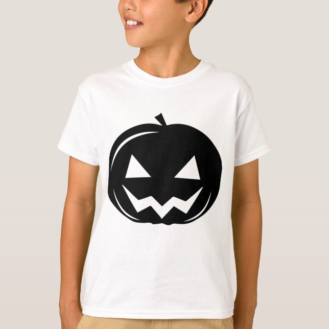 Black pumpkin T-Shirt (Front)