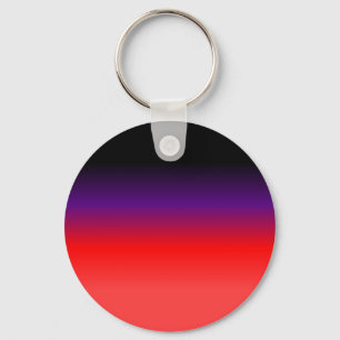 Black, Purple and Red Gradient Keychain