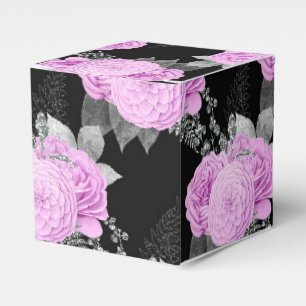 Black, Purple and Silver Gothic Favor Box
