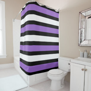 Black, Purple and White Stripes