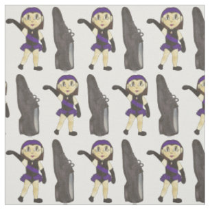 Black Purple Jazz Dance Class Recital Costume Girl Fabric