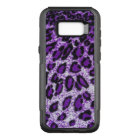 Black Purple Leopard Pattern Design