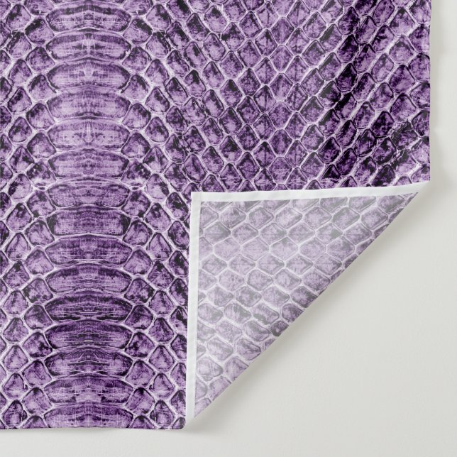 Black Purple Viper Faded Snakeskin Backdrop Tapestry (Detail)