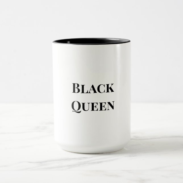 Black Queen 2-Tone Mug (Center)
