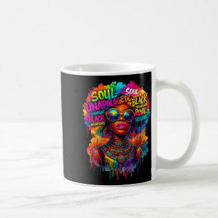 Black Queen African Map Unalogetically Black Histo Coffee Mug