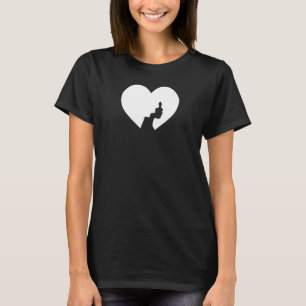 Black Queen Afro Heart Girl Magic Melanin Man Wome T-Shirt