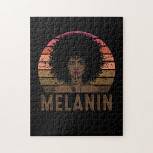 Black Queen Afro Melanin Jigsaw Puzzle