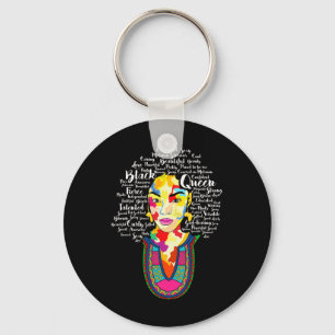 Black Queen Black History Month African American A Keychain