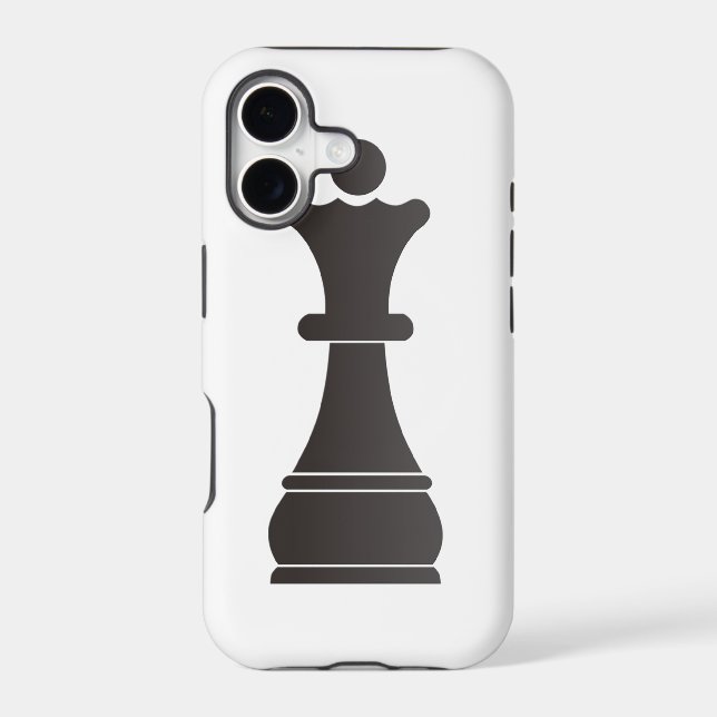 Black queen chess piece (Back)