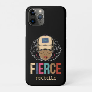 Black Queen Fierce Black Woman iPhone 11 Pro Case