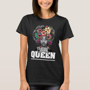 Black Queen For Proud African American Black Histo T-Shirt