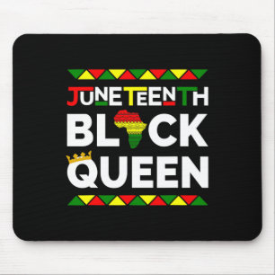 Black Queen Freedom Day June 19th 1865 Womens Mouse Pad