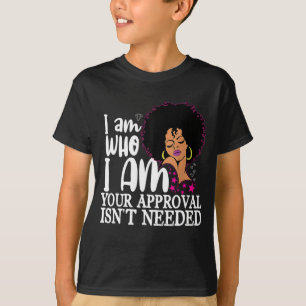 Black Queen Gifts Curly Natural Afro African Ameri T-Shirt