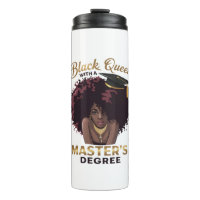Black Queen Masters Degree Cute Graduation Gifts 