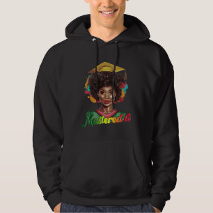 Black Queen Masters Graduation Girl Mastered It  1 Hoodie