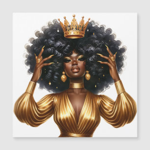 Black queen melanin Sista African American beautif