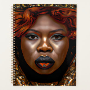 Black Queen Melanin Woman Sista Love Planner