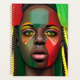 Black Queen Melanin Woman Sista Love Planner