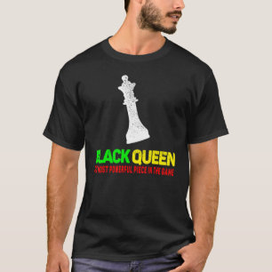 Black Queen Most Power Chess African American T-Shirt
