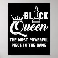 Black Queen Most Powerful Piece In The Game Chess