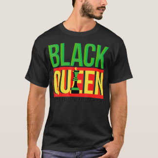 Black Queen Most Powerful Piece In The Game Junete T-Shirt