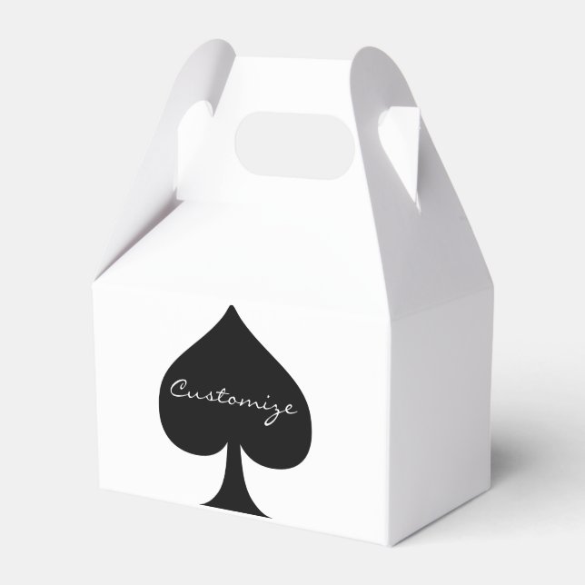 Black Queen of Spades Black Thunder_Cove Favor Box (Front Side)
