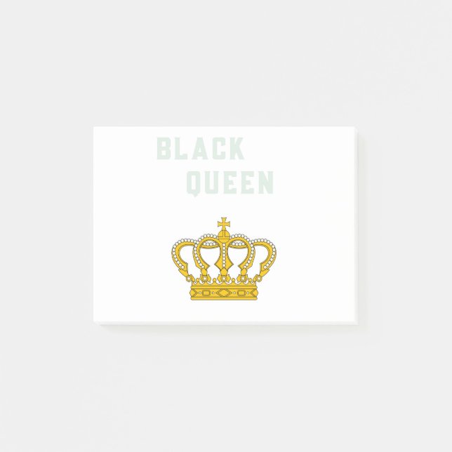 black queen post-it notes (Front)