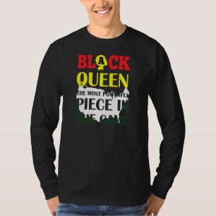Black Queen The Most Powerful For Women Black His T-Shirt