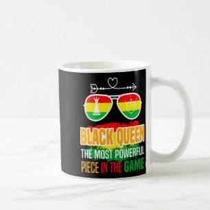 Black Queen The Most Powerful Piece Black History  Coffee Mug