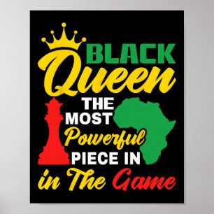 Black Queen The Most Powerful Piece In The Game Wo Poster