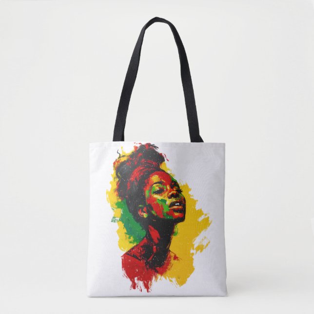 Black Queen Tote Bag (Front)