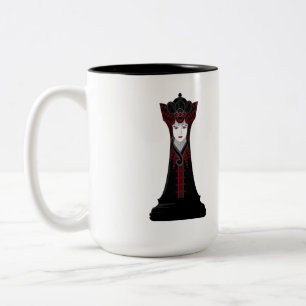 Black Queen Two-Tone Coffee Mug