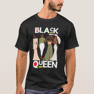 Black Queen Woman Fun Sista Melanin Women Auntie G T-Shirt