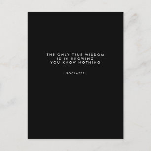 Black Quote Postcards Personalized Gifts For Men