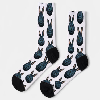  Black rabbit Socks