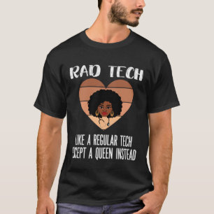 Black Radiology Technologist Rad Tech Week Radiolo T-Shirt